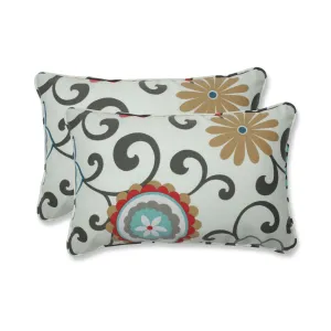 Pom Pom Play Peachtini Rectangular Throw Pillow (Set Of 2)
