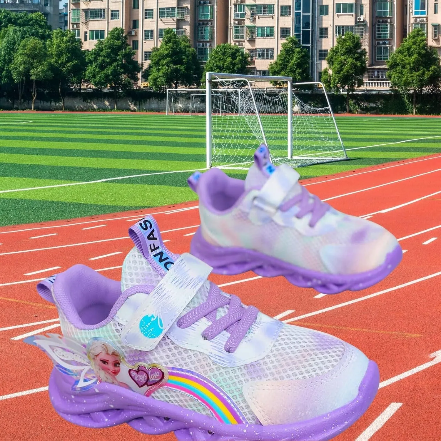 Princess Sneakers for Girls Light Up Shoes Zapatos para Niñas Baby Toddler Shoes Birthday Tenis para Niñas Xmas