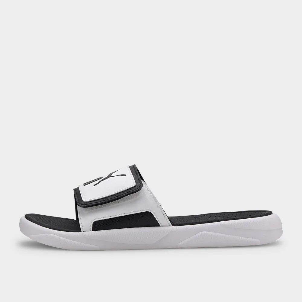 Puma Mens Royalcat Comfort Slide White/Black _ 182158 _ White