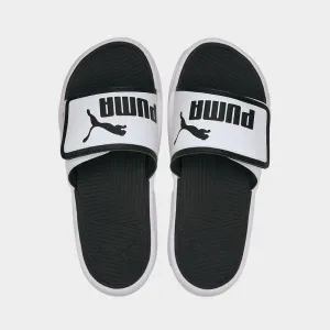 Puma Mens Royalcat Comfort Slide White/Black _ 182158 _ White