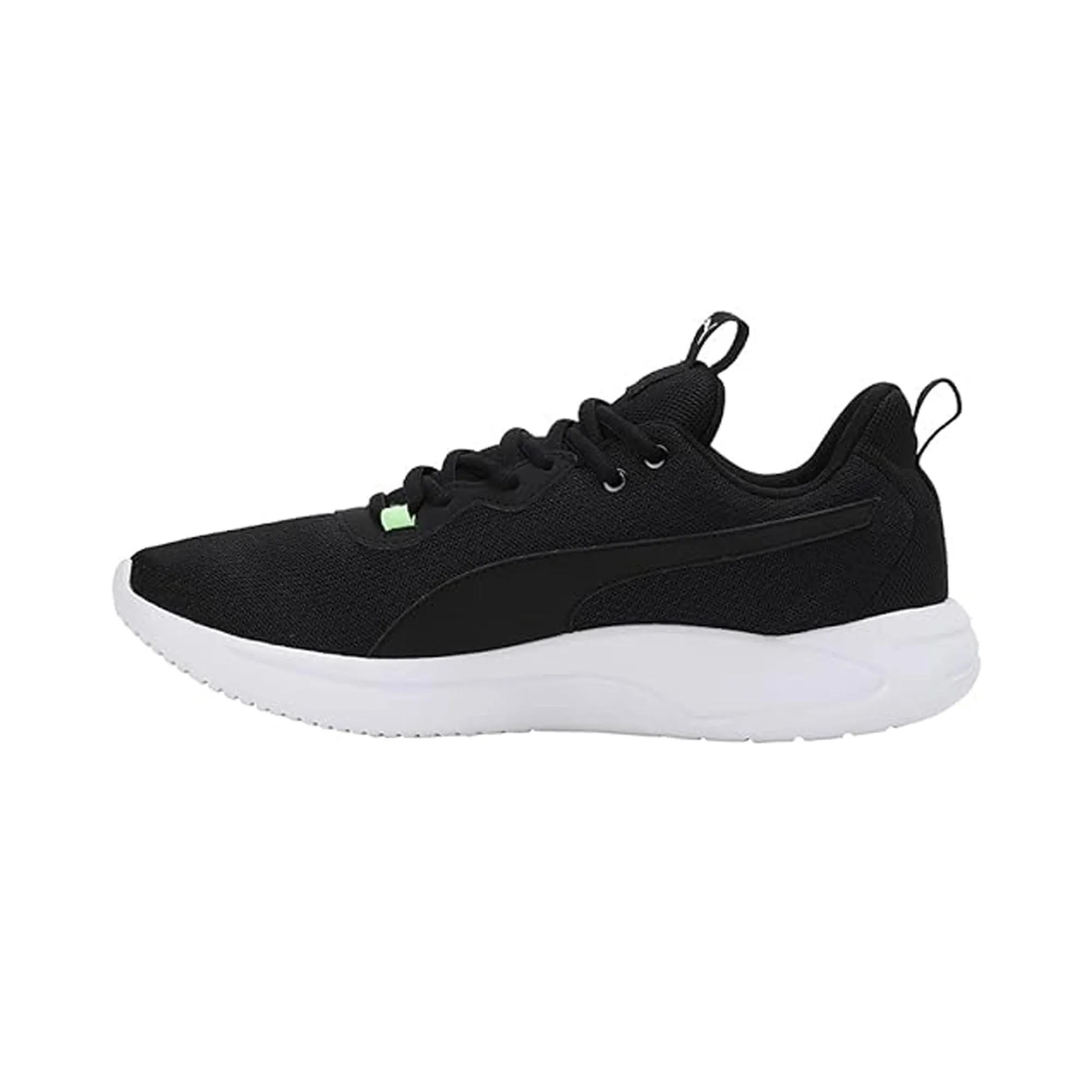 Puma Resolve Modern Unisex Running Shoe (Black-Fizzy Lime-White) 37703609