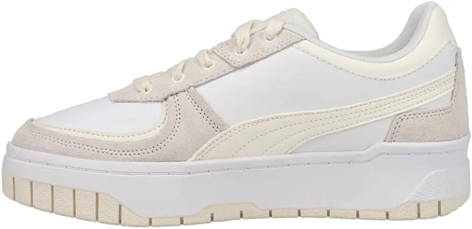 PUMA Womens Cali Dream Tweak Platform Sneakers Shoes Casual - Off White, White