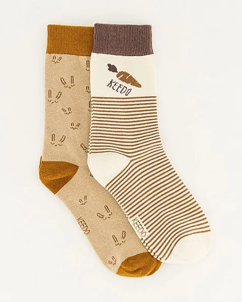 Rabbit 2 Pack Socks Ladies