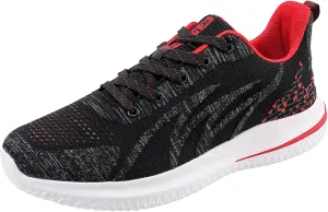 Shoes Men Work Shoes for Men Men's Supportive Running Athletic Sneakers Go Walk for Comfortable Breathable Lightweight Tennis Shoe Dress