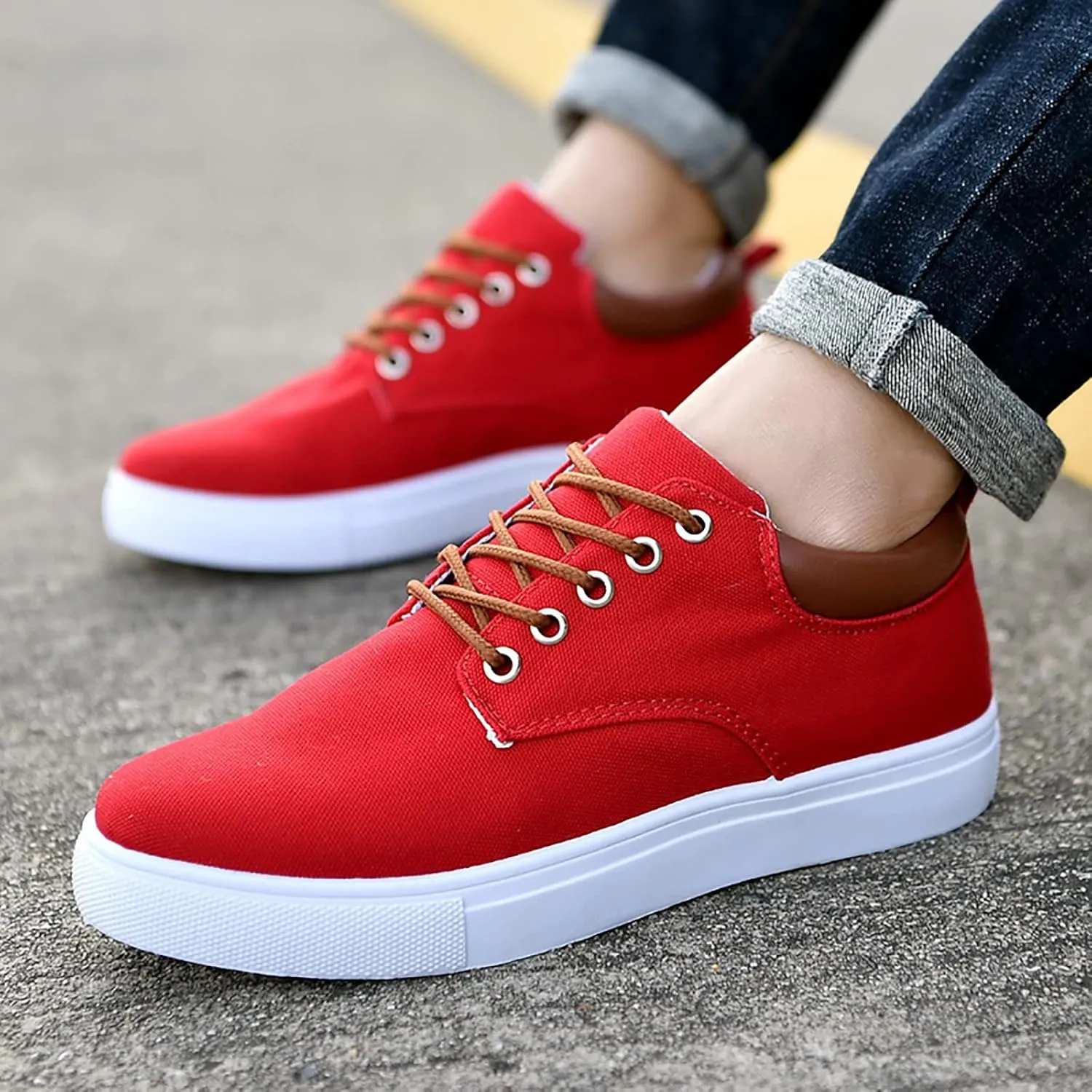 Slip On Casual Shoes White Platform Sneakers Mens Running Shoes Comfortable & Lightweight Women Loafers Comfortable Womens White Sneakers Casual
