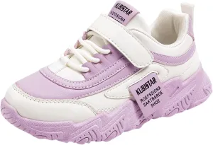 Sneakers for Boys Girls Fashion Lace Up Running Shoes Tennis Shoes Basketball Breathable Athletic Outdoor Shoes