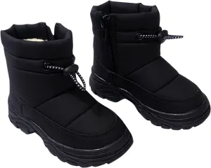 Snow Boots Boys Little Kid Toddler Winter Snow Boots Waterproof Insulated Faux Fr Boys Girls Hiking Boots For Toddler
