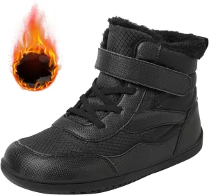 Soft Sole Fuzzy Snow Booties For Childrens Winter Ski Shoes Boys Girls Kids Flat Non Slip Boots Ankle Fashion Warm