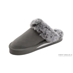 Sunset Snugs • Premier Leather Slipper • Grey