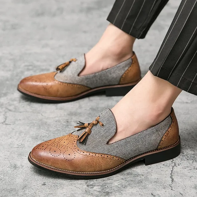The Daniel Loafers High Quality Leather Tassel Shoes