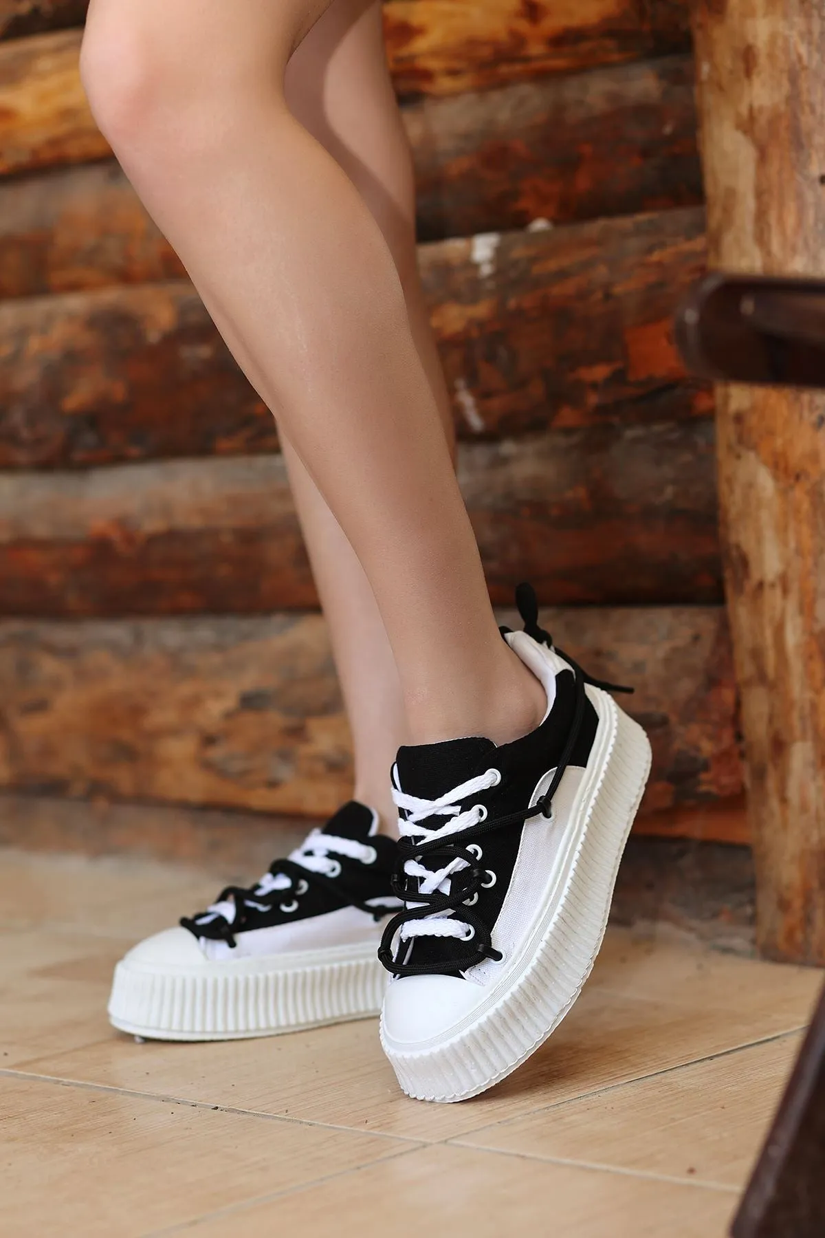 Thick Sole Casual Sport Black