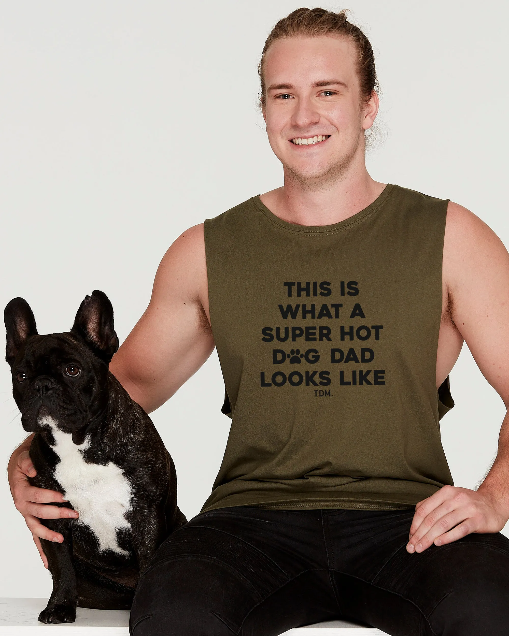 This Is What A Super Hot Dog Dad Looks Like: Tank