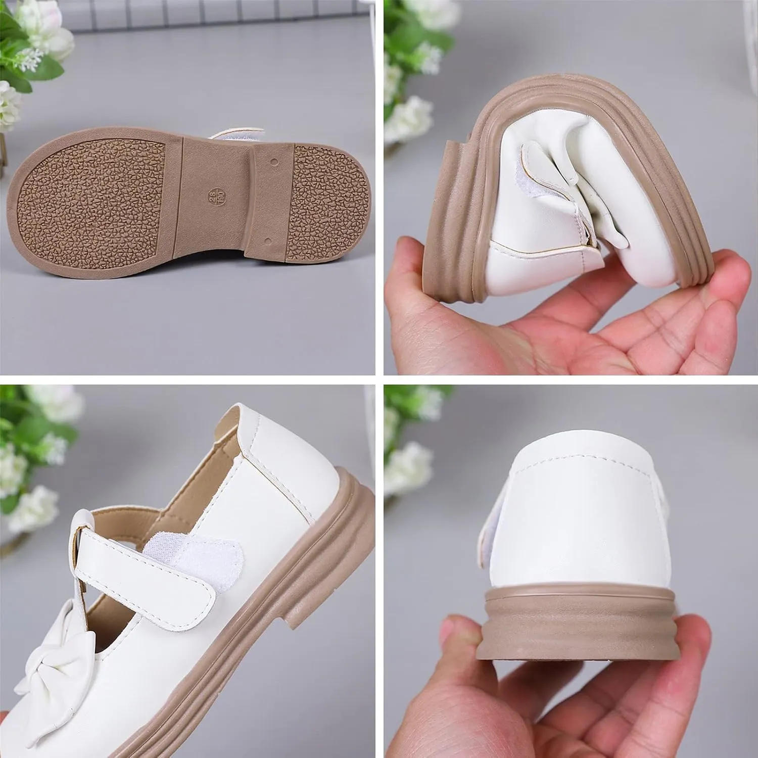 Toddler Girl Mary Jane Dress Shoes Kids Platform Uniform Shoes School Oxford Flats for Girl Party Wedding Shoes