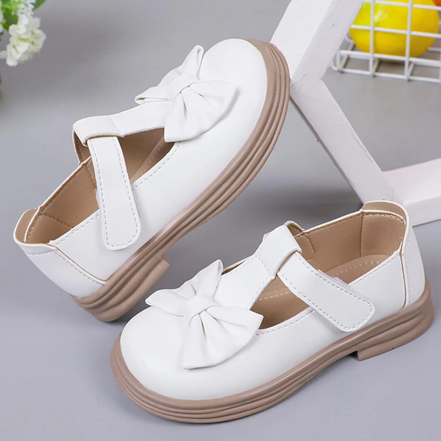 Toddler Girl Mary Jane Dress Shoes Kids Platform Uniform Shoes School Oxford Flats for Girl Party Wedding Shoes