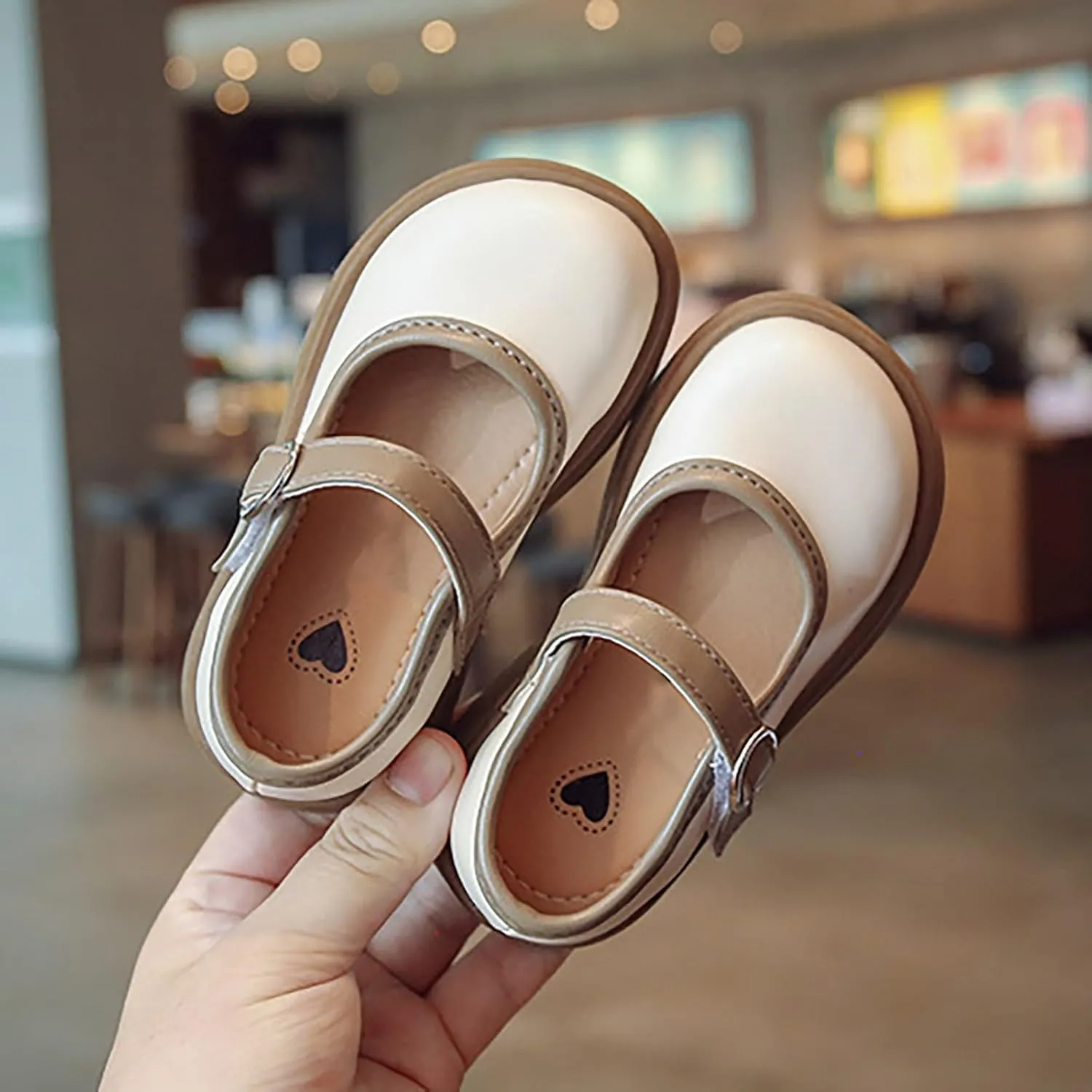 Toddler Girls Mary Jane Dress Shoes Flower Girl Shoes Little Girls School Oxford Flats for Wedding Party Shoes