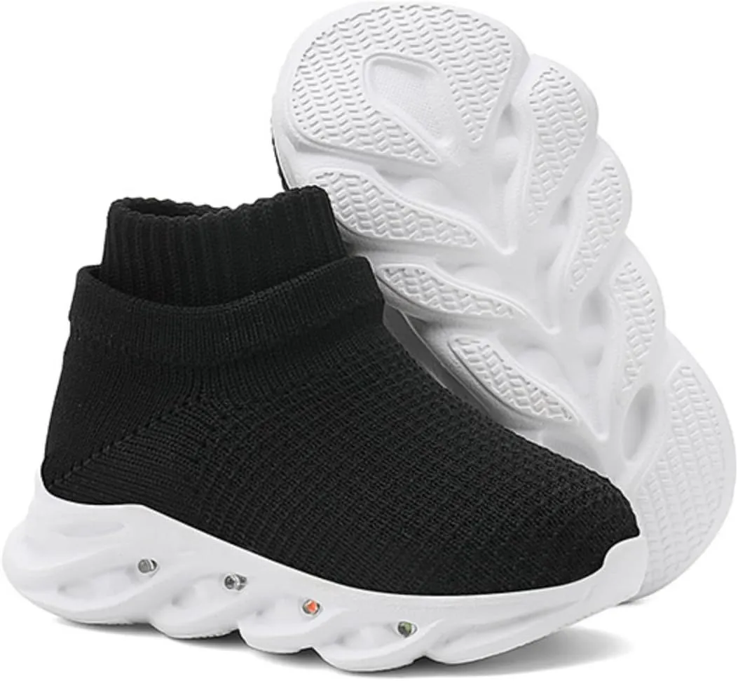 Toddler Little Kids Sneaker Light Up Slip-on Breathable Athletic Casual Walking Tennis Boys Girls Shoe