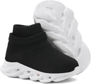 Toddler Little Kids Sneaker Light Up Slip-on Breathable Athletic Casual Walking Tennis Boys Girls Shoe
