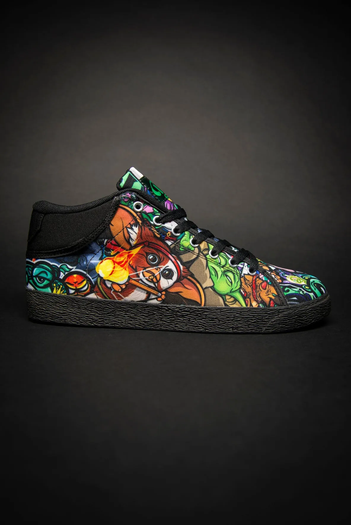 Toon Buddies Canvas Mid Top Men's Sneaker