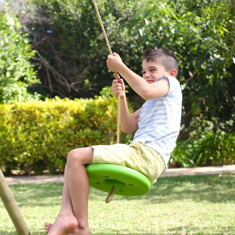 TP Knightswood Triple Wooden Swing & Slide Set with Glide and Button Seat (UK Mainland Only)
