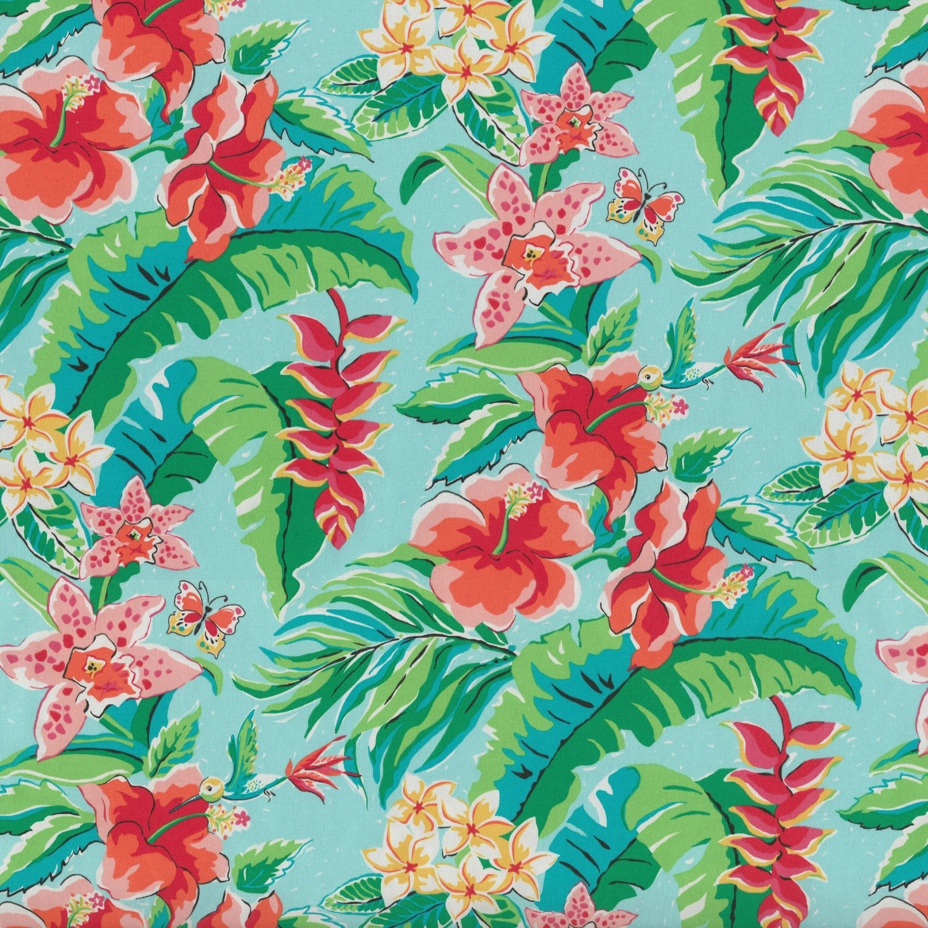 Tropical Paradise Over-Sized Rectangular Throw Pillow (Set Of 2)