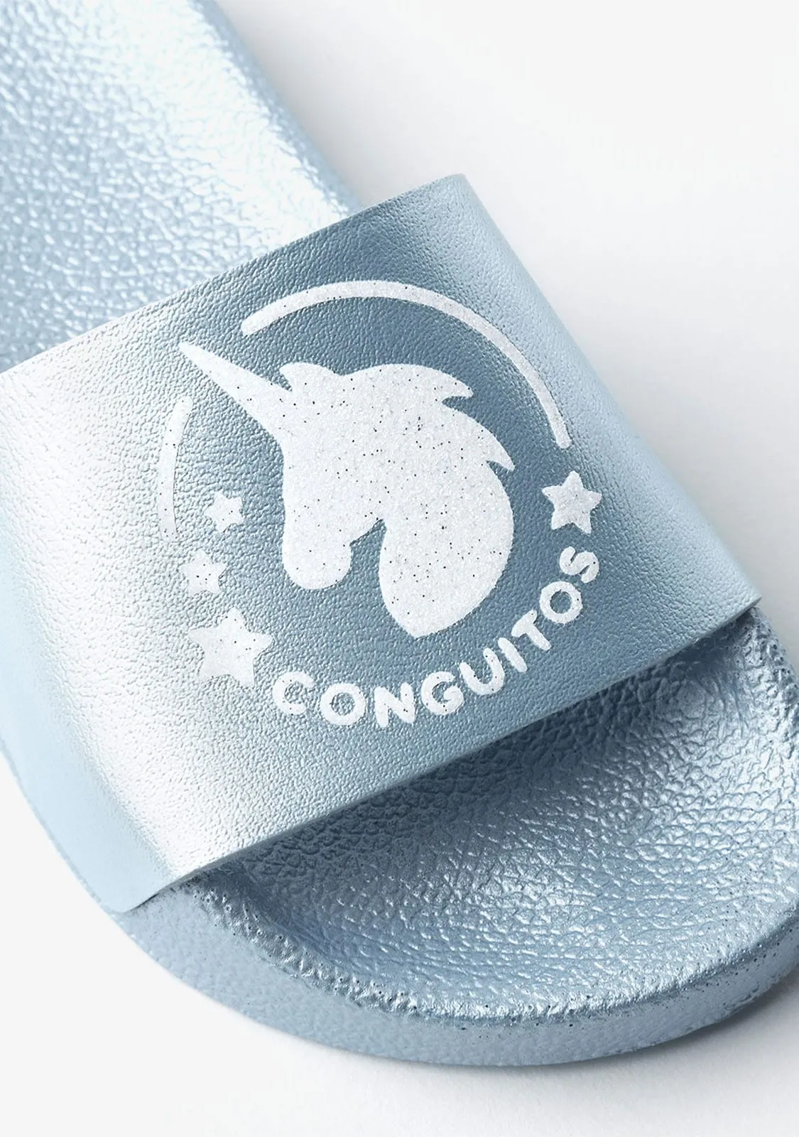 Unicorn’s Blue Pool Slide Sandals