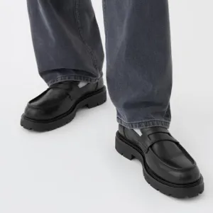 VAGABOND CAMERON LOAFER BLACK LEATHER