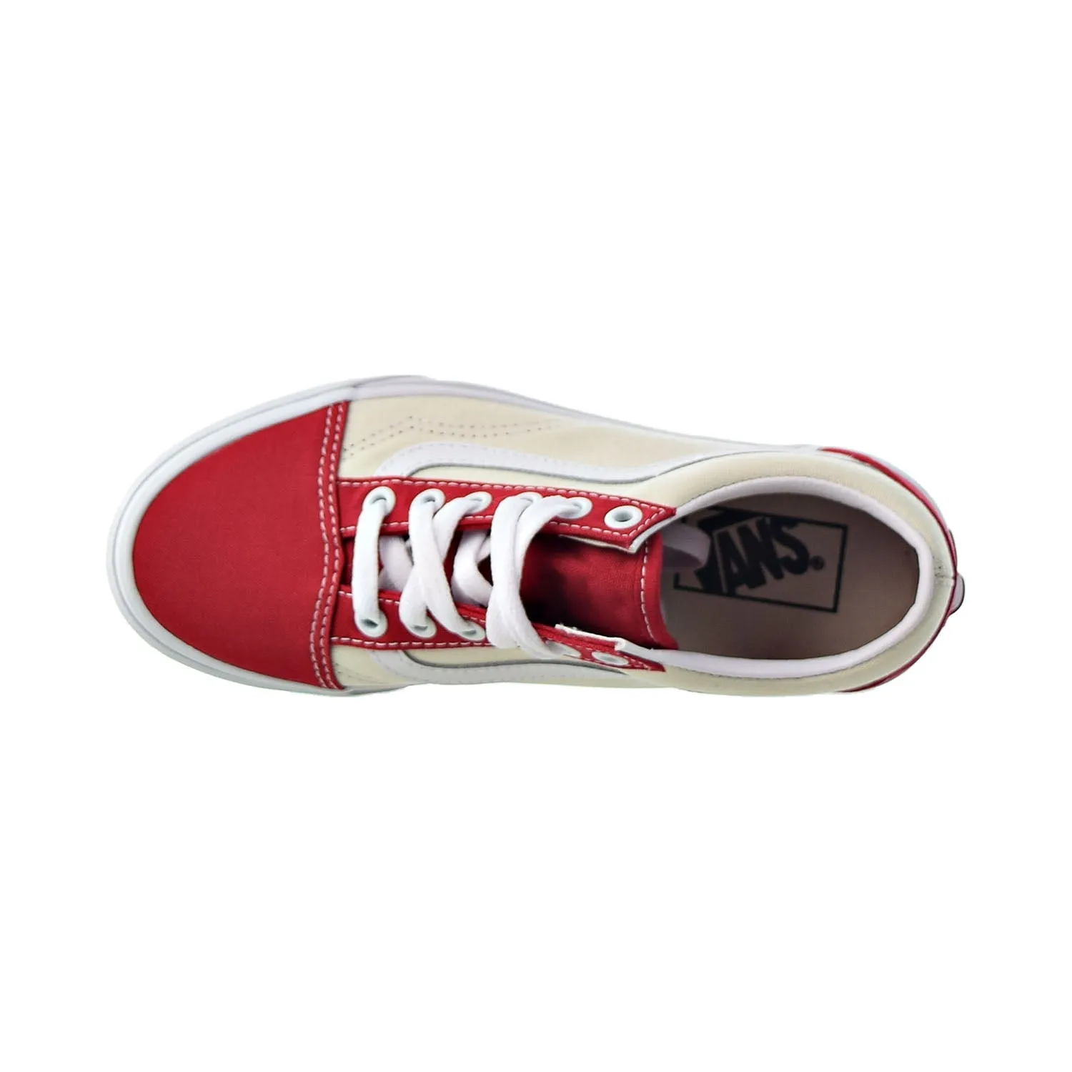 Vans Old Skool Classic Sport Men's Shoes Chilipepper-True White
