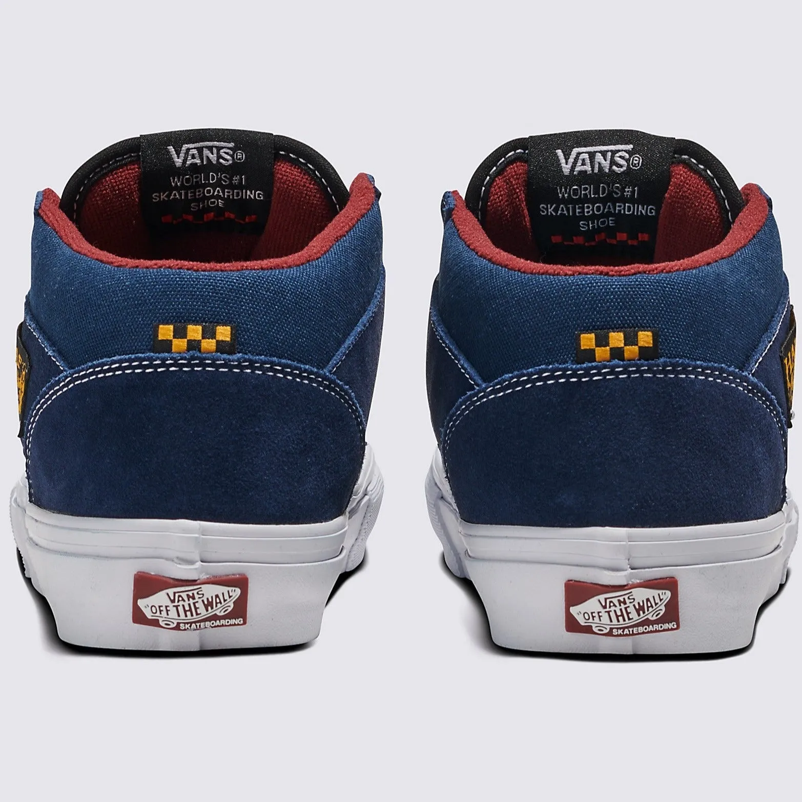 Vans Skate Half Cab Skateboard Shoe - Navy/Burgundy