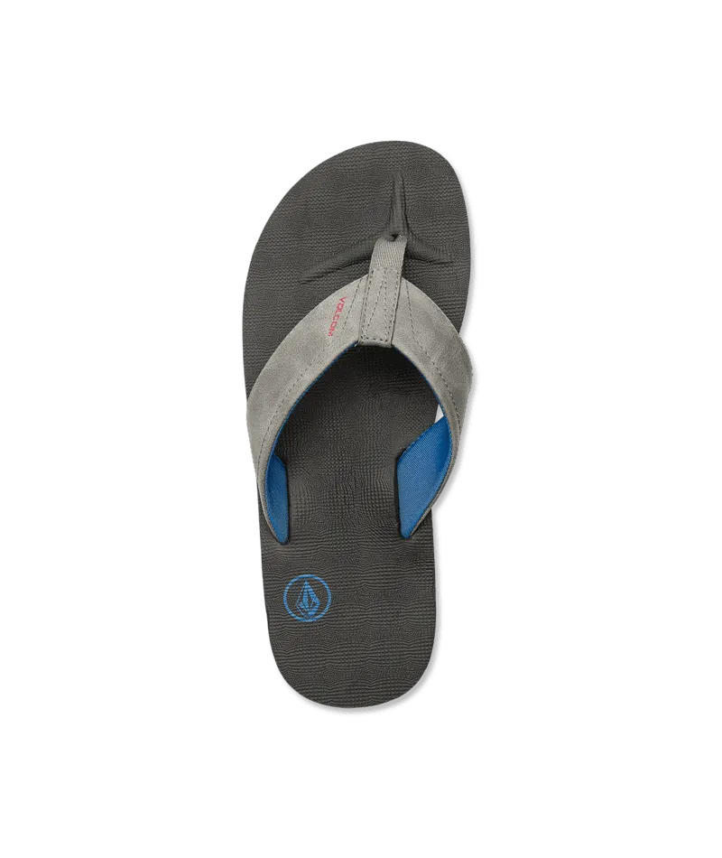VOLCOM Victor Sandals Cement Grey