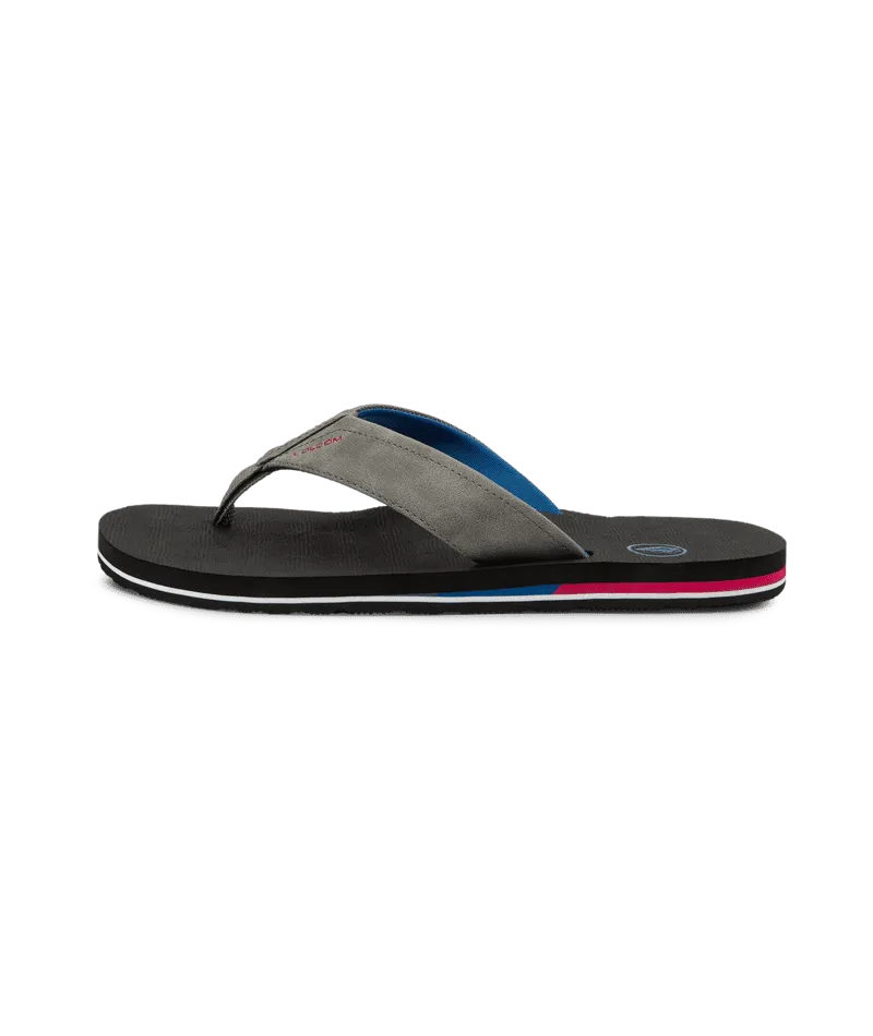 VOLCOM Victor Sandals Cement Grey