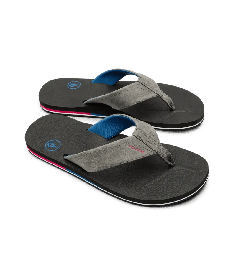 VOLCOM Victor Sandals Cement Grey