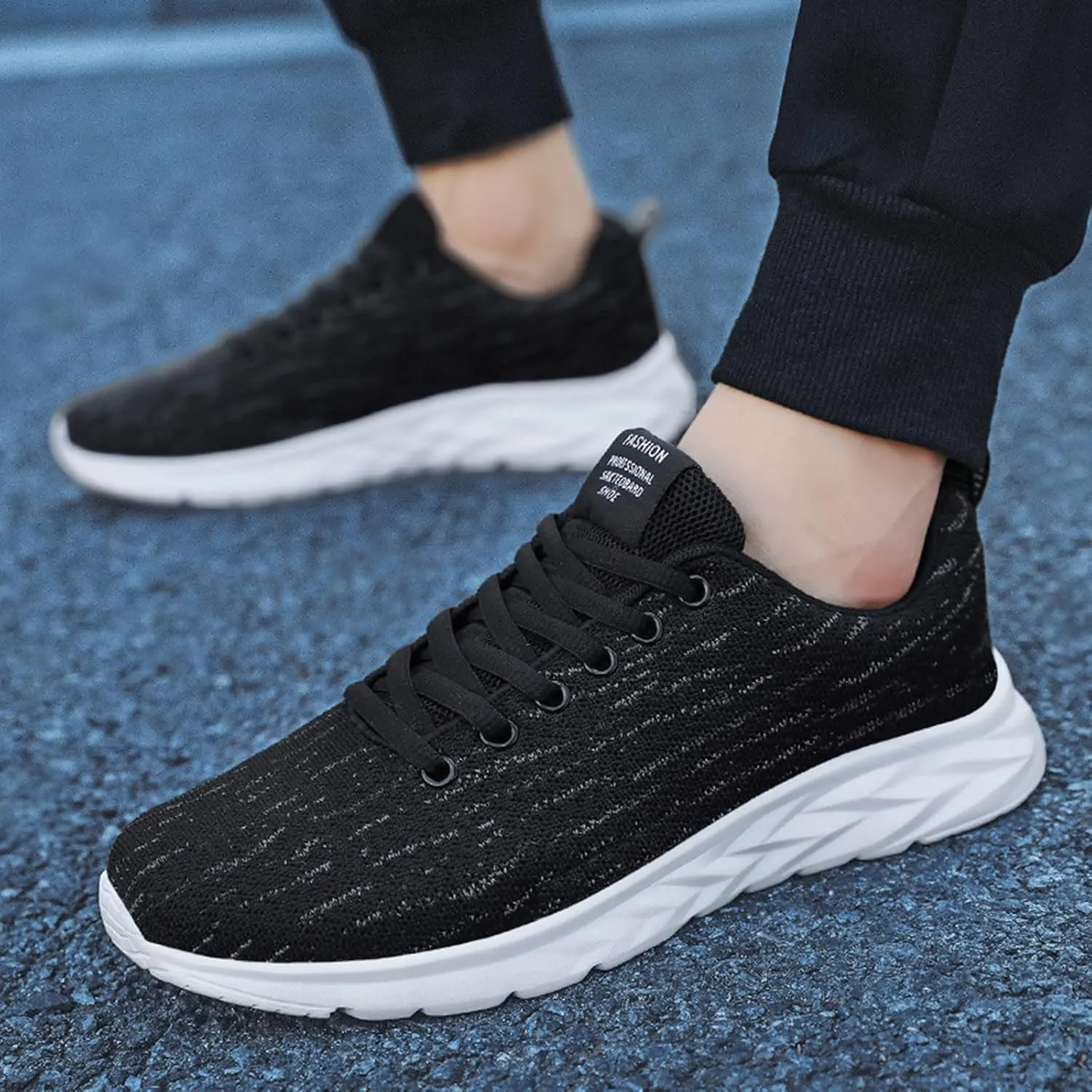 Walking Shoes for Men Shoes for Men New Comfortable Breathable Lightweight Tennis Fashion Sneaker Mens Casual Fashion Sneakers Slip on Sneakers Casual