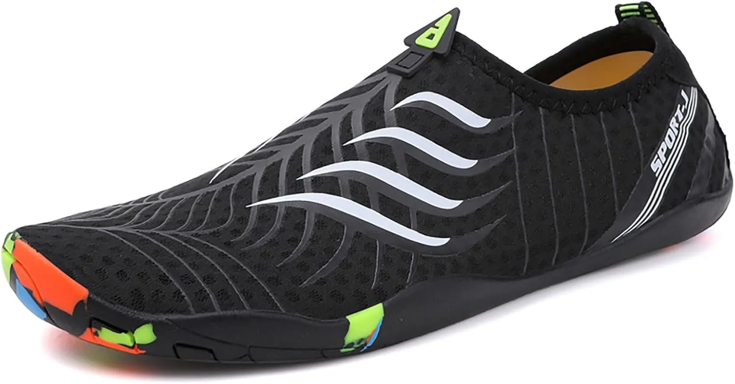 Water Shoes Men Quick Dry Aqua Sock Mens Water Hiking Shoes Extra Wide Water Shoes for Women Beach Sports Quick Dry Barefoot Surf River Boat Sea Yoga Sand Exercise Sport Accessories