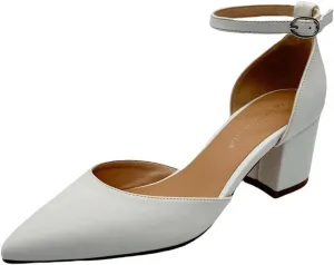 White Heels for Women Wedding Heels Low Heel Dress Shoes for Women wear Your Fashion Sense
