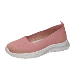 White Sneakers for Women Wide Width Breathable Walking Comfortable Slip on Sneaker Comfy Shallow Sandals Hiking Workout Flat Shoe