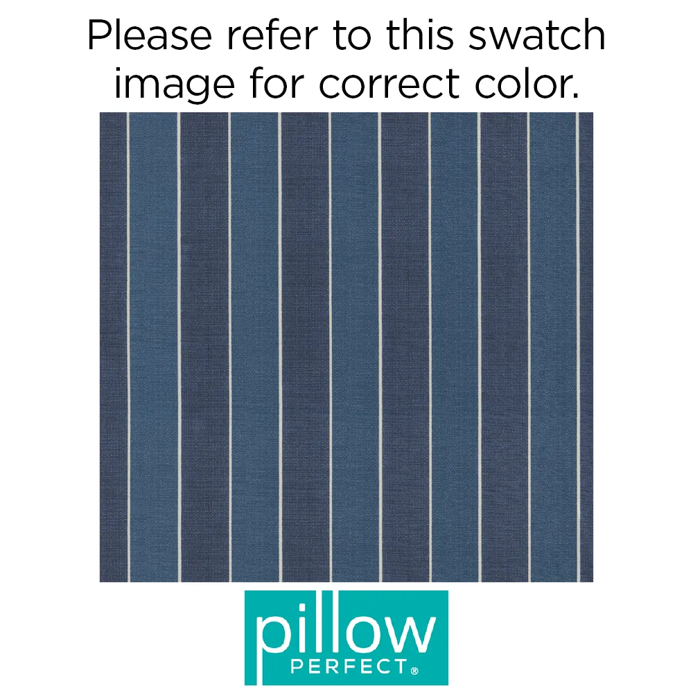 Wickenburg Indigo Wicker Loveseat Cushion