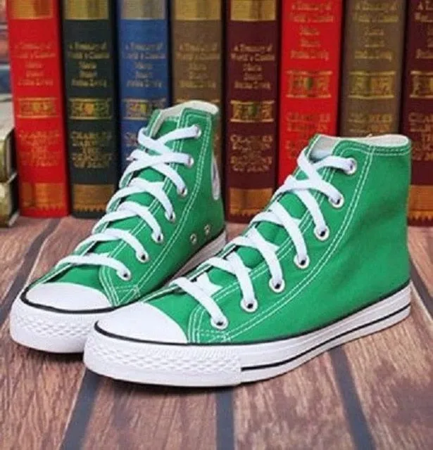 Women Girls Top Canvas Designer Athletic Sneakers