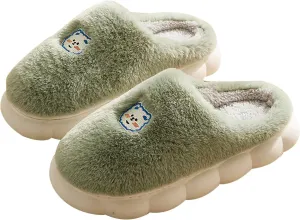 Women House Slippers Fuzzy Slipper Women Cozy Slippers for Women Indoor with Anti-Slip Sole Bedroom Slipper