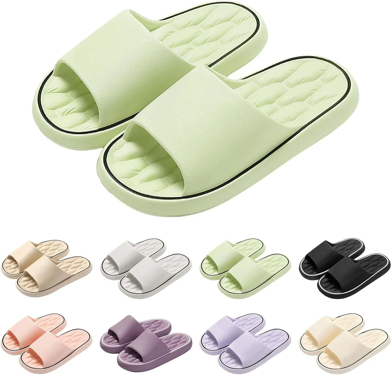 Women's Beach Sandals Casual Slippers Flat Open Toe Sandals Microwave Slippers for Women Home Slippers for Men