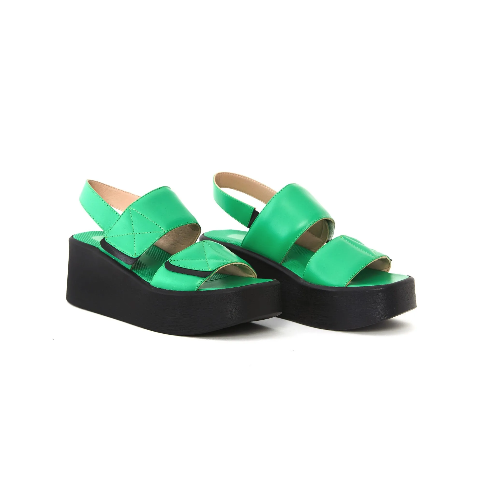 Women's Calf Leather Handmade Sandals W6003