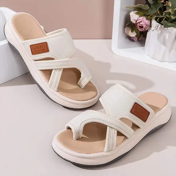 Women's Flat Open-Toe Casual Beach Sandals 72475909C