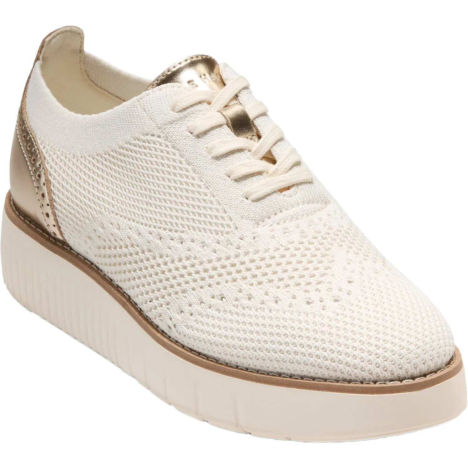 Women's Grand City Platform Stitchlight Oxford Ivory Knit