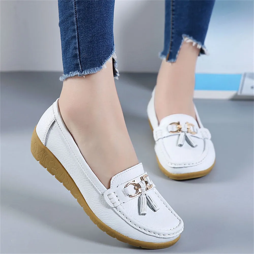 Women's Leather Breathable Moccasins Shoes