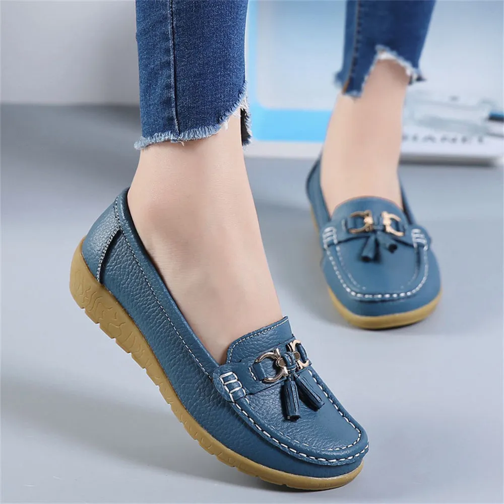 Women's Leather Breathable Moccasins Shoes