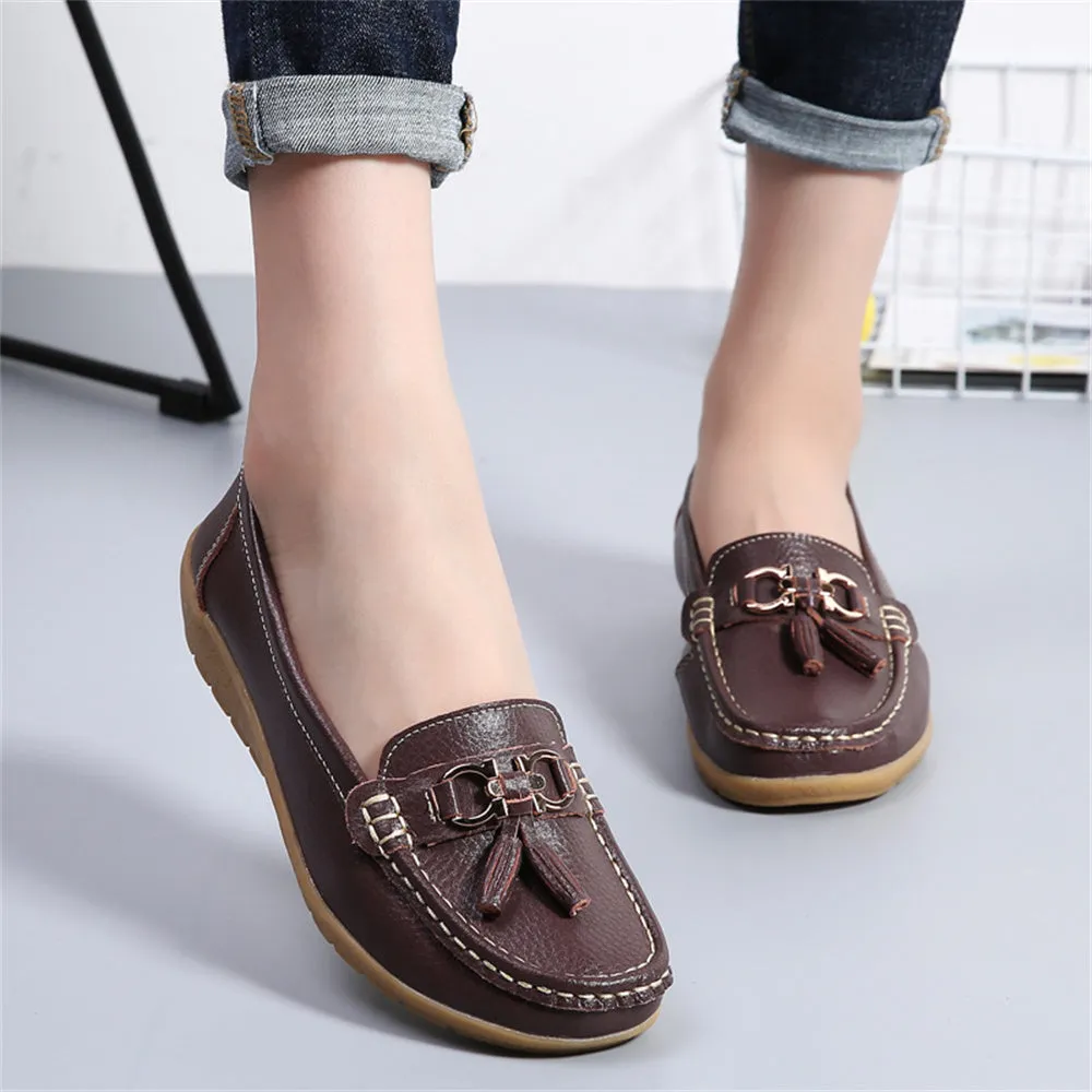 Women's Leather Breathable Moccasins Shoes