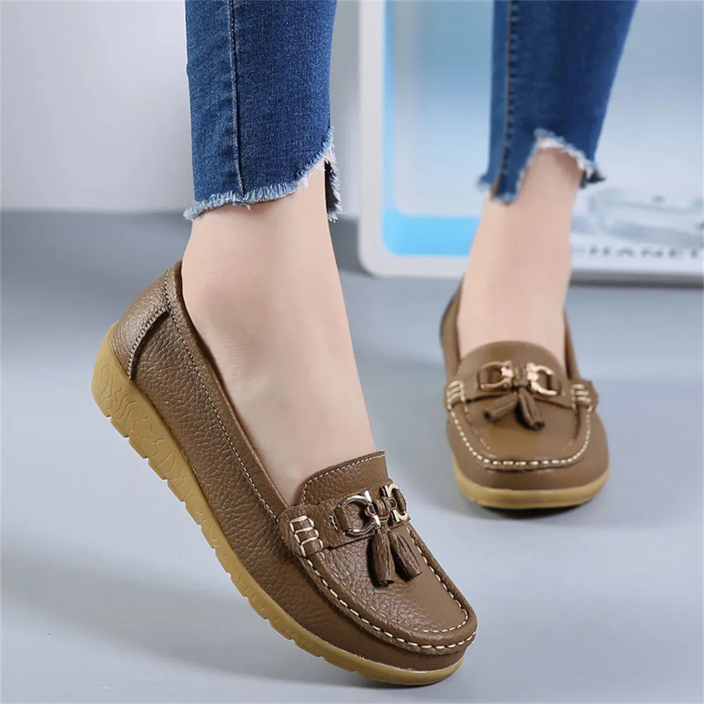 Women's Leather Breathable Moccasins Shoes