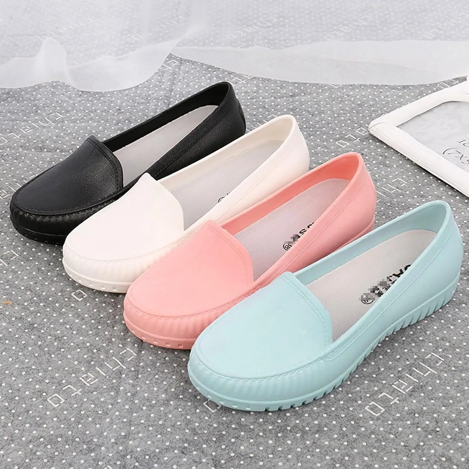 Women's Leather Shoes Orthopedic Slip-On Loafers Soft Walking Driving Shoes Business Work for Boys Casual Wear