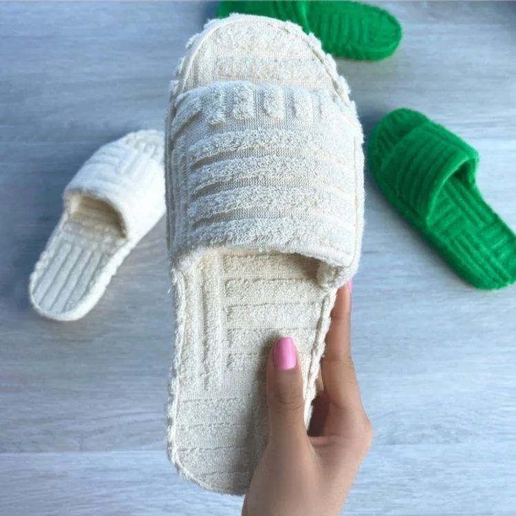 Women's Peep Toe Thick Slippers