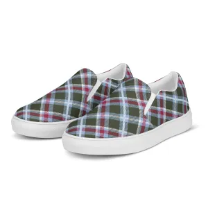 Women’s Plaid slip-on canvas shoes