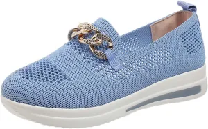 Womens Slip on Sneakers Comfy Orthopedic Shoe Athletic Wide Width Sneaker Arch Support Shoes Casual Running Hiking Workout Footwear